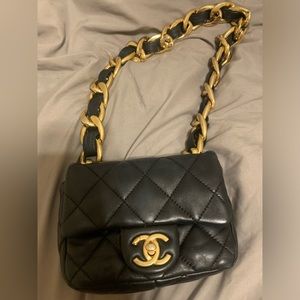 VINTAGE MINI CLASSIC FLAP CHUNKY CHAIN CHANEL